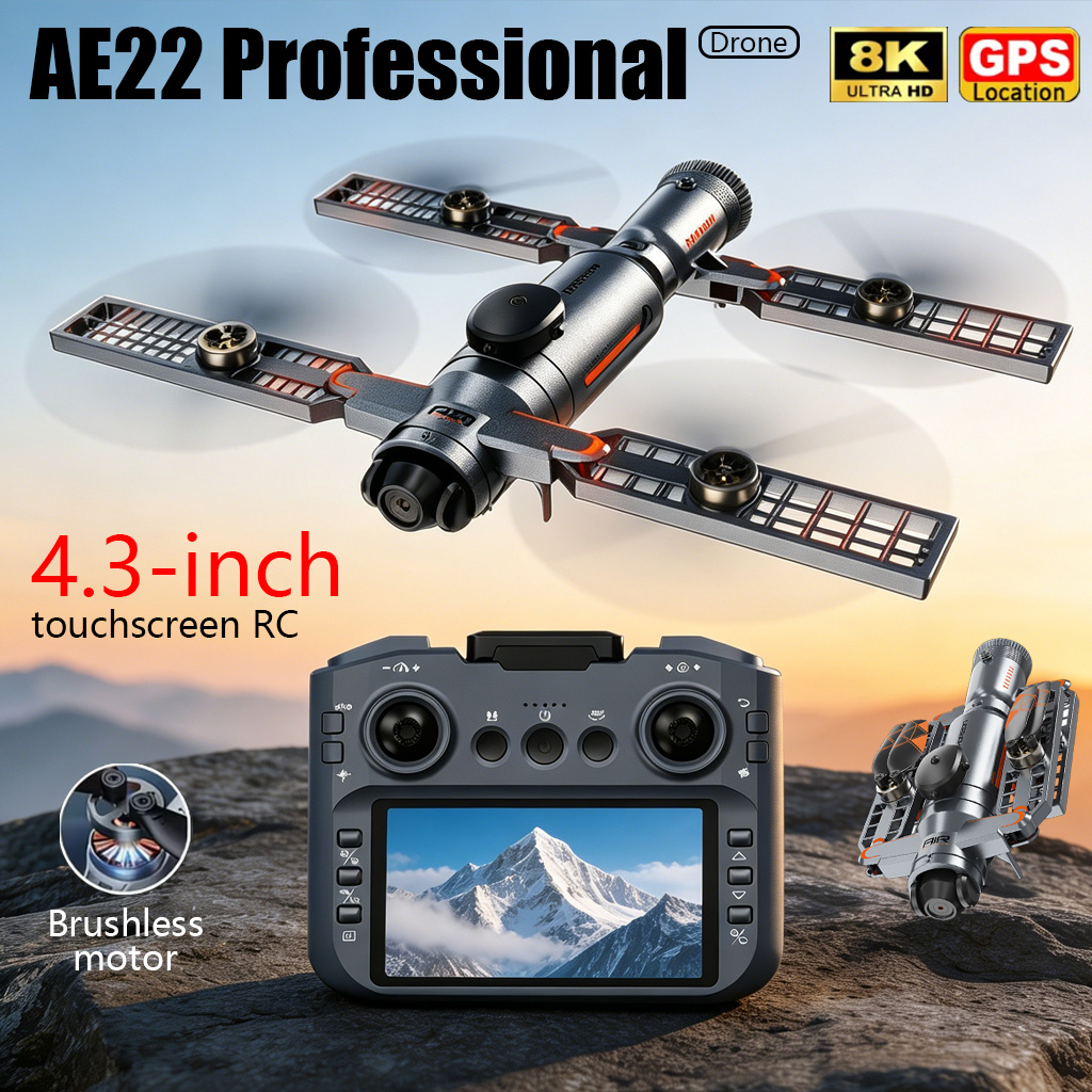 Drone Gps Module - Upgraded AE22 PRO MAX Foldable Drone