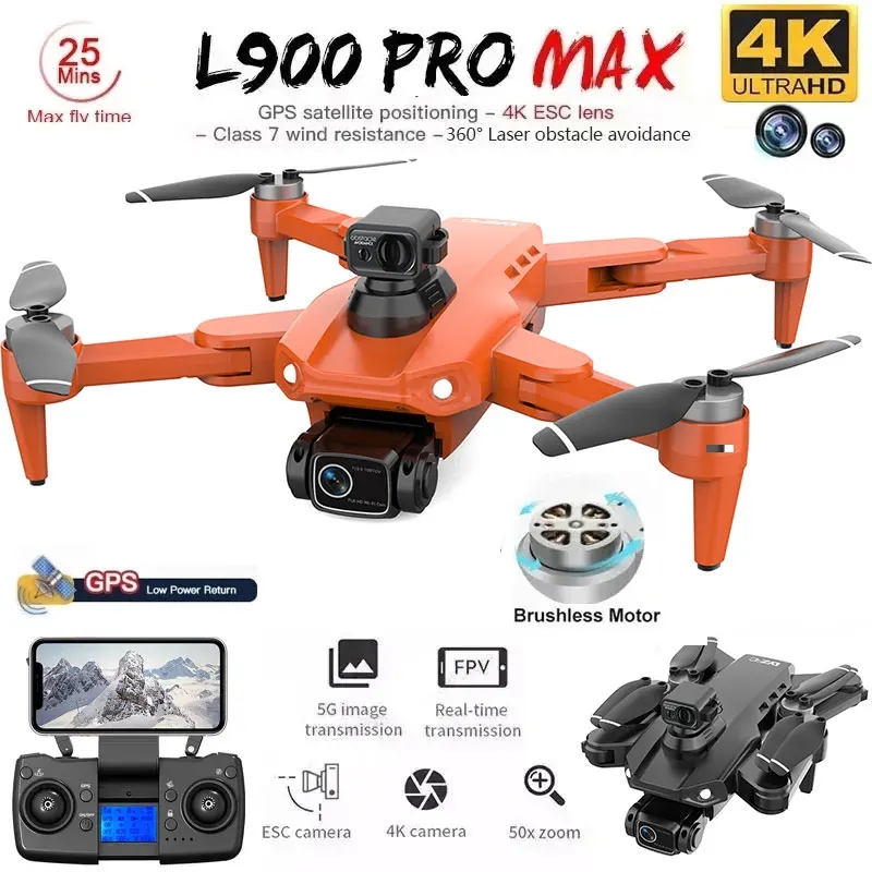 L900 Pro MAX GPS Drone 4K Prof - Drone Gps Module 评论和价格