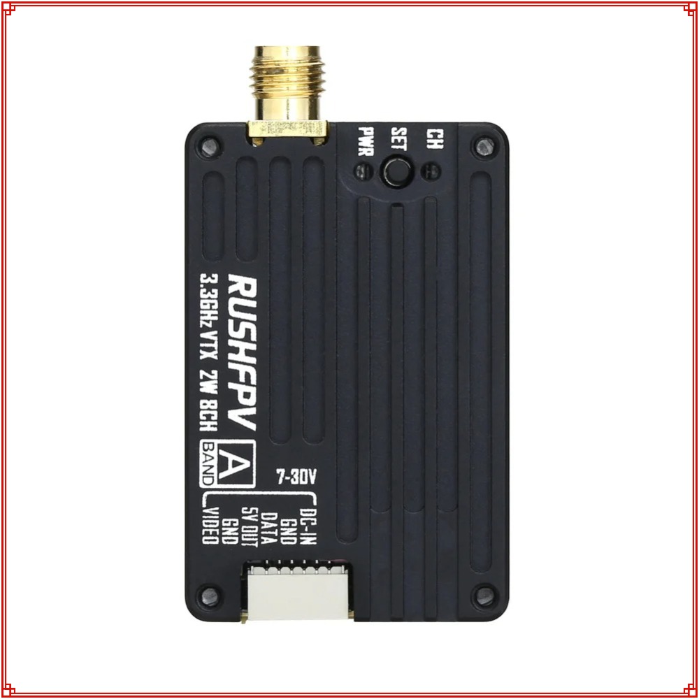 2026 New RUSHFPV 3.3G 2W VTX T - Drone Transmitter 评论和价格