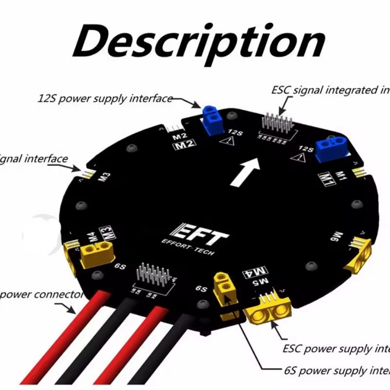 EFT Large Current Power Distri - Drone Battery 评论和价格