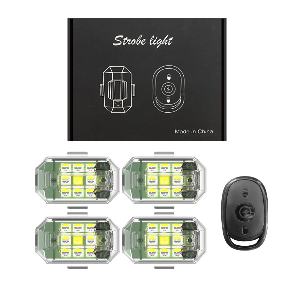 1/2/4pcs Wireless LED Drone St - Drone Led Light 评论和价格
